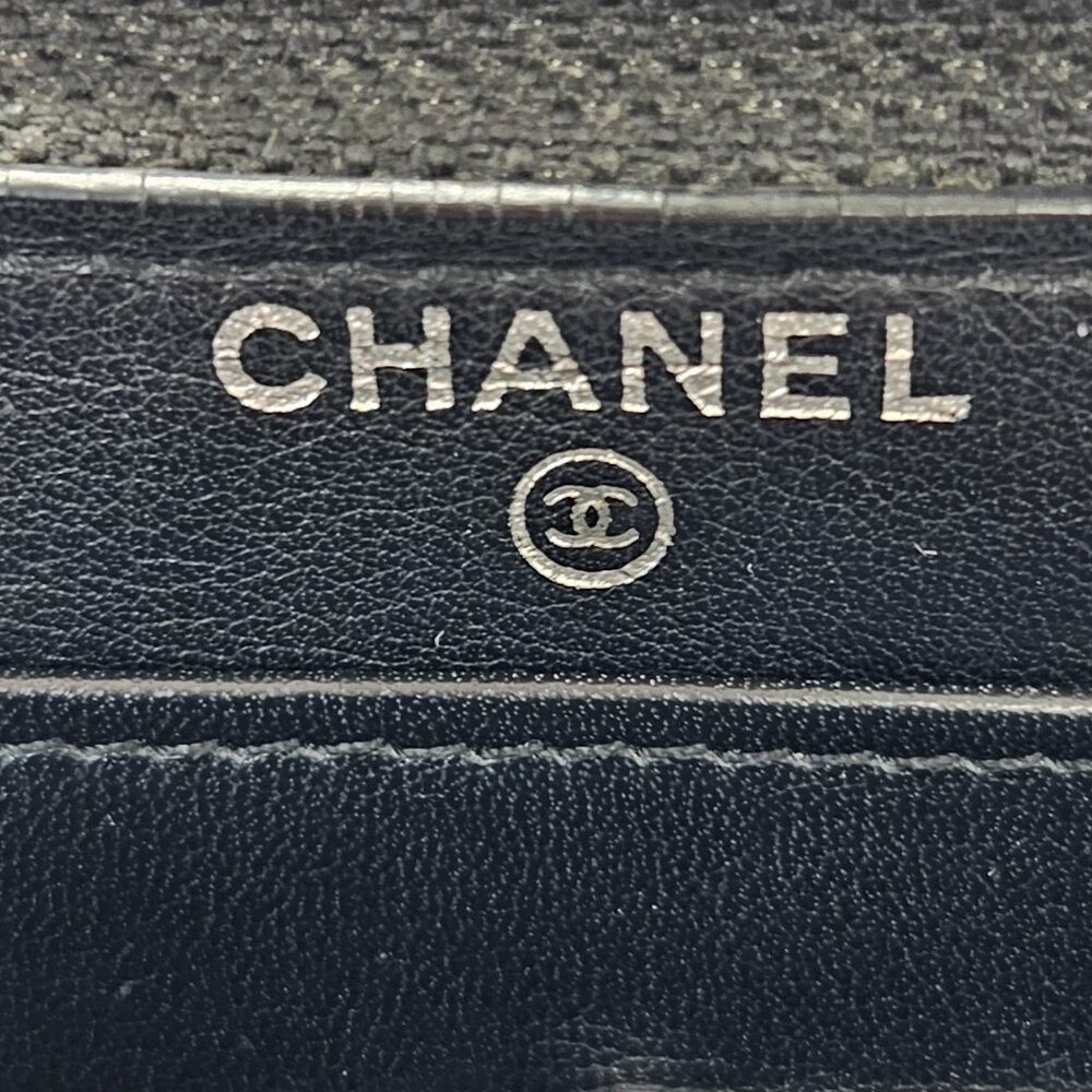 Chanel Timeless Caviar Black Leather Full Zipper Wallet - Picture 6 of 11